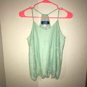 Francesca's Mint Top
